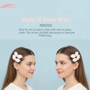 Chân tóc cánh sang trọng HFSHY có nơ ngôi sao 2 chiếc dành cho mọi dịp trang trí và phụ kiện VN