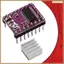 5 Chiếc Bảng Điều Khiển Động Cơ Bước Bước Bước DRV8825 Bộ Điều Khiển Bước Mô-đun Bước Tản Nhiệt Tản Nhiệt Dễ Dàng Lắp Đặt Dễ Dàng Sử Dụng