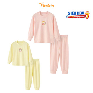 [PREMIUM PETIT] Bộ thun dài tay chất liệu petit cho bé gái Rabity 961.012
