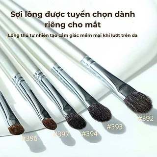Bộ Cọ Cho Mắt & Má Guoxiaoniu Rose Gold Brush Set Lông Siêu Mềm, Dễ Tạo Hiệu Ứng