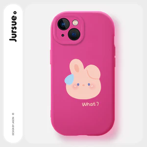 JURSUE Ốp lưng dễ thương đẹp hoạt hình độc lạ ngầu ngộ nghĩnh nữ chống sốc chống bẩn mềm cho iPhone 17 Air 16 15 14 13 12 11 PRO MAX SE 2020 X XR XS ip 8 7 Plus kute MZ506914