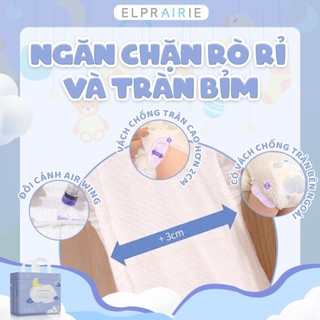Combo 2 Tã/Bỉm Quần ELPRAIRIE Air Wing Size L 28 Miếng Mềm Nhẹ Thoáng Mát, Chống Tràn Chống Thấm Ngược Cho Bé Từ 9-14kg