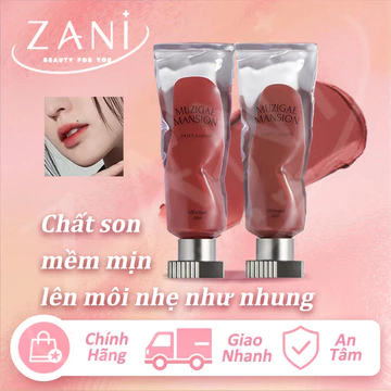 Son Kem Lì Muzigae Mansion Objet Liquid6ml – Son Môi Thuần Chay, Màu Sắc Tự Nhiên, Chất Son Mịn Môi