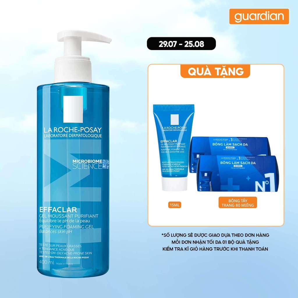 Gel Rửa Mặt Tạo Bọt Da Dầu La Roche-Posay 400Ml