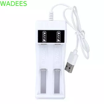 WADEES Pin Sạc USB Sạc Thông Minh Đế Sạc Pin Li-ion Tiện Lợi Li-Ion Sạc 18650 Pin Sạc Thông Minh Sạc Adapter