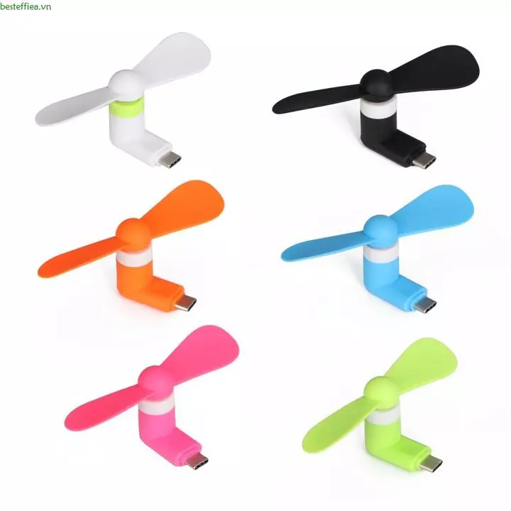 Beste Điện Thoại Di Động Quạt Mini Di Động Quạt Mini Loại C Cổng Điện Thoại Di Động Quạt Điện Thoại Di Động Đa Năng Quạt Mini Cho Thiết Bị