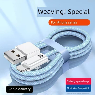 dây sạc iphone 2m dây sạc iphone chính hãng sạc nhanh Cáp dữ liệu bện sạc nhanh 10A Thích hợp cho Apple iphone / ipad14 / 13 / 12 / 11 / x / pro / 6s / 8p Cáp sạc USB Truyền cáp dữ liệu Sạc nhanh Điện