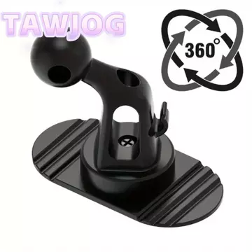 Giá đỡ điện thoại di động TAWJOG, Giá đỡ điện thoại ô tô xoay 360 độ an toàn, Giá đỡ đầu bóng 17mm phổ thông Giá đỡ điện thoại di động trên ô tô Giá đỡ bảng điều khiển