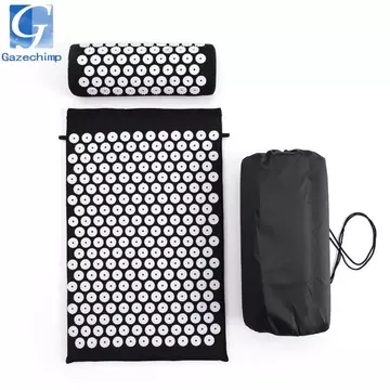Thảm bấm huyệt có gối Thảm bấm huyệt di động và Bộ gối đệm lớn cho Yogis, Gia đình, Phòng thu kéo dài
