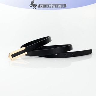 Onetimingfine Nữ Thắt Lưng Tối Giản Khóa Pin Da Mỏng Thắt Lưng Nữ Thắt Lưng Cho Quần Jean Váy Quần VN