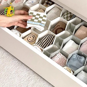 Tủ Phân Vùng Vỗ Hộp Bảo Quản DIY Lưới Tổ Ong Ngăn Kéo Chia Cho Phòng Ký Túc Xá Ngăn Kéo
