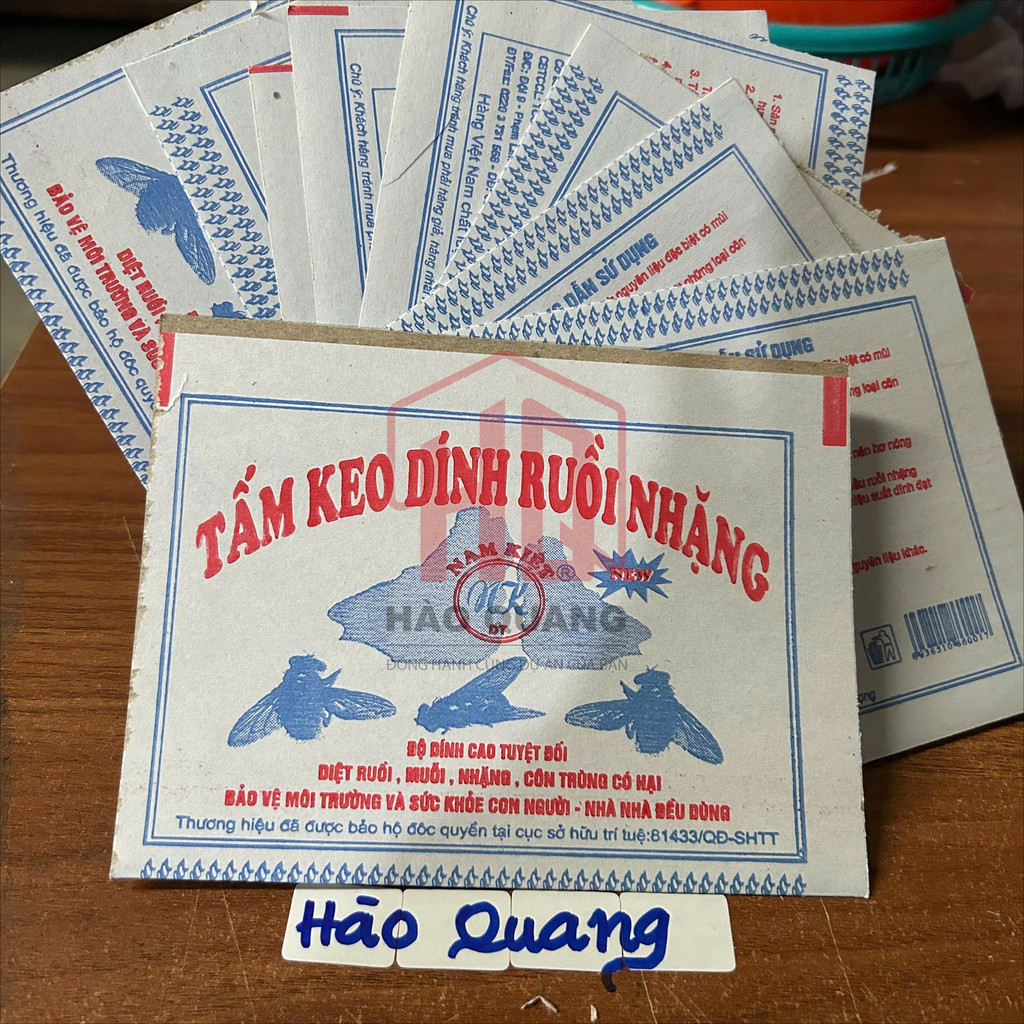 100 Tấm Keo Dính Ruồi Nhặng Siêu Dính - Diệt Ruồi Muỗi Hiệu Quả - Bảo Vệ Môi Trường & Sức Khỏe