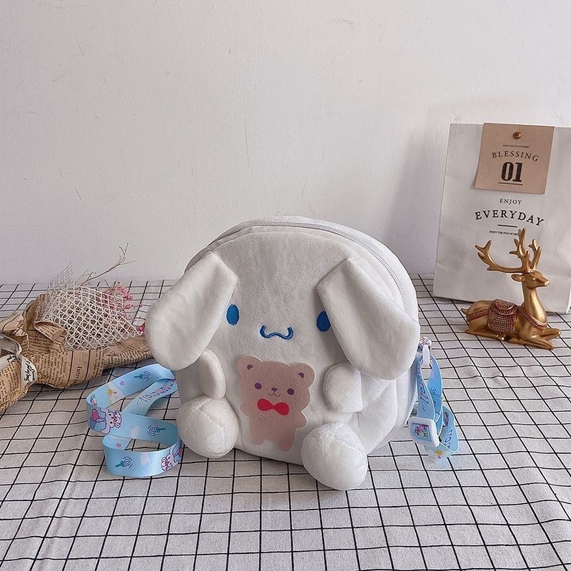 Mới Kuromi Sang Trọng Túi Mùa Hè Búp Bê Dễ Thương Túi Pudding Chó Trẻ Em Hoạt Hình Mặt Dây Chuyền Túi
