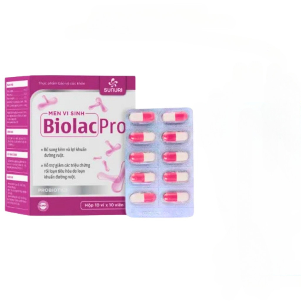 Men Vi Sinh Biolac Pro – Bổ Sung Kẽm, Cân Bằng Lợi Khuẩn, Giúp Giảm Rối ...
