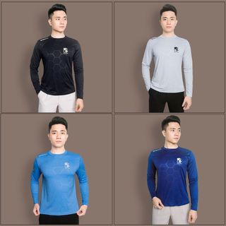 Áo thể thao nam boymax tay dài thun lạnh cao cấp – Co giãn 4 chiều, thấm hút mồ hôi, form body chuẩn