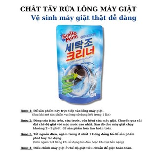 Bột tẩy vệ sinh lồng máy giặt  - Gói 450gram
