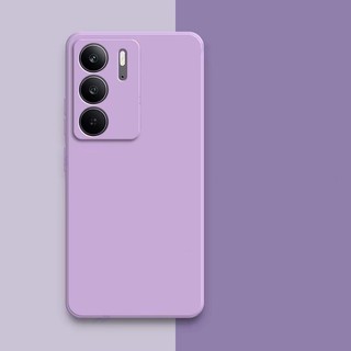 Tương Thích Cho Realme 14X 14T 15 14 Pro C75 GT7 Pro GT7T Note 70 Note 60 Ốp Mềm Sang Trọng Nguyên Bản Vuông Lỏng Silicon Điện Thoại