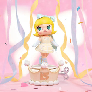Kỷ niệm 15 năm Kỷ niệm Series Mô hình dễ thương tượng nhỏ đồ chơi quà tặng crybaby molly lấp lánh hirono dimo