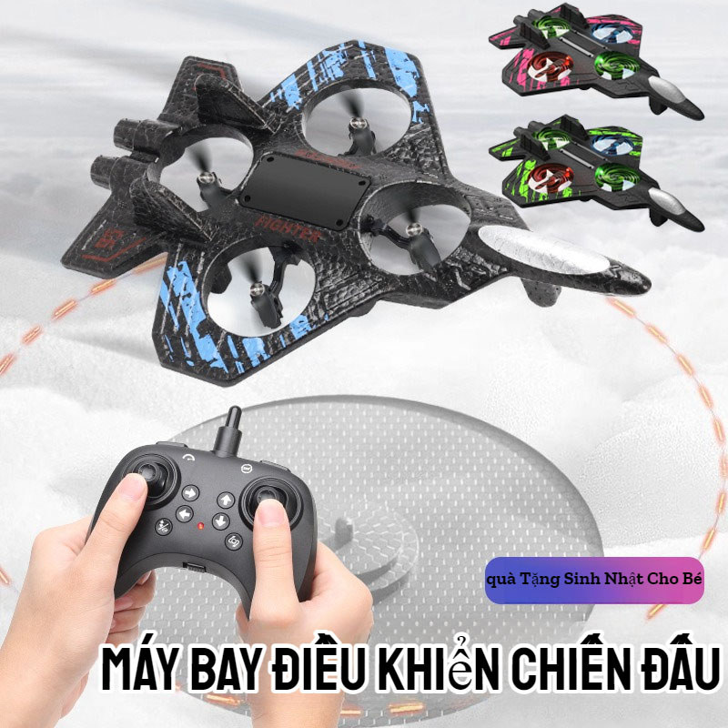 Máy Bay Điều Khiển Chiến Đấu,Chống Nước Và Chống Va đập,Và Nhẹ Dễ Dàng Sử Dụng,quà Tặng Sinh Nhật Cho Bé