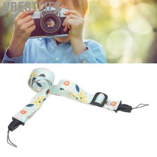 VBESTLIFE Dây đeo cổ vai 1,2m Dây đeo máy ảnh in hoa văn đa chức năng cho Mini 12 11 8 9 (Hoa cúc tím)