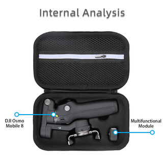 Dành cho DJI Osmo Mobile 8 túi lưu trữ đơn OM8 cầm tay gimbal ổn định di động tích hợp hộp lưu trữ