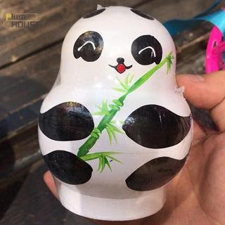 PlumHOUSE Búp Bê Làm Tổ Nga 10 Lớp Vịt Vàng Nhỏ Gỗ Basswood Khô Vẽ Tay Đồ Trang Trí Sáng Tạo Cho Trẻ Em VN