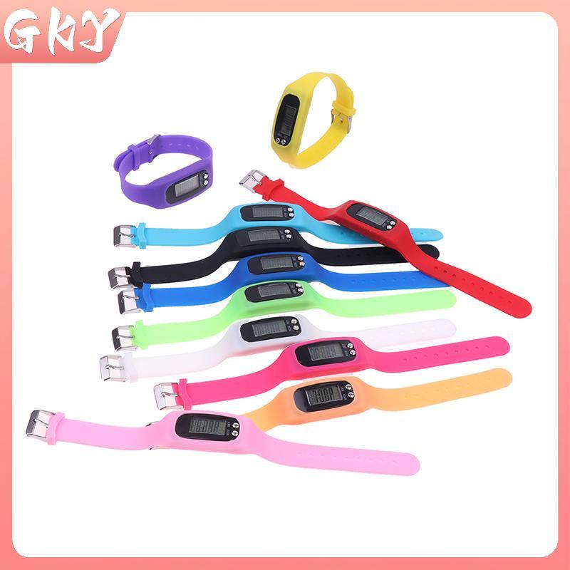 GKY Đồng Hồ Thể Thao Pedometer với Màn Hình LCD Đo Bước Chân, Khoảng Cách và Lượng Calo Tiêu Thụ