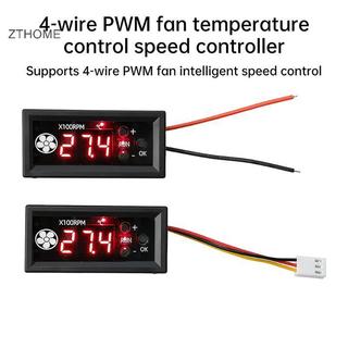 ZTHOME 1 Bộ 12V3A Màn Hình Kỹ Thuật Số Tốc Độ Khung Xe Giảm Tiếng Ồn 4 Dây Quạt Điều Khiển Nhiệt Độ Bộ Điều Khiển Tốc Độ HOT