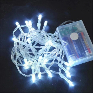 Đèn dây cổ tích LED chống nước hoạt động bằng pin AA, Đèn Giáng sinh ngoài trời 3M 5M 10M cho tiệc cưới Trang trí sân vườn Giáng sinh