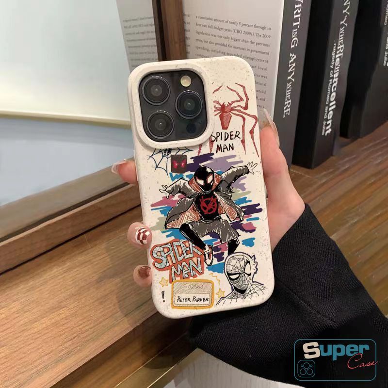 Ốp Lưng Tương Thích Cho IPhone 16 11 15 13 17 14 12 Pro Max XR Air X XS Max 16 7 13 12 17 Pro 15 6 6s 16 8 14 Plus SE 2020 Cặp Đôi Thời Trang Cool Spider-Man Gwen Soft Bao da