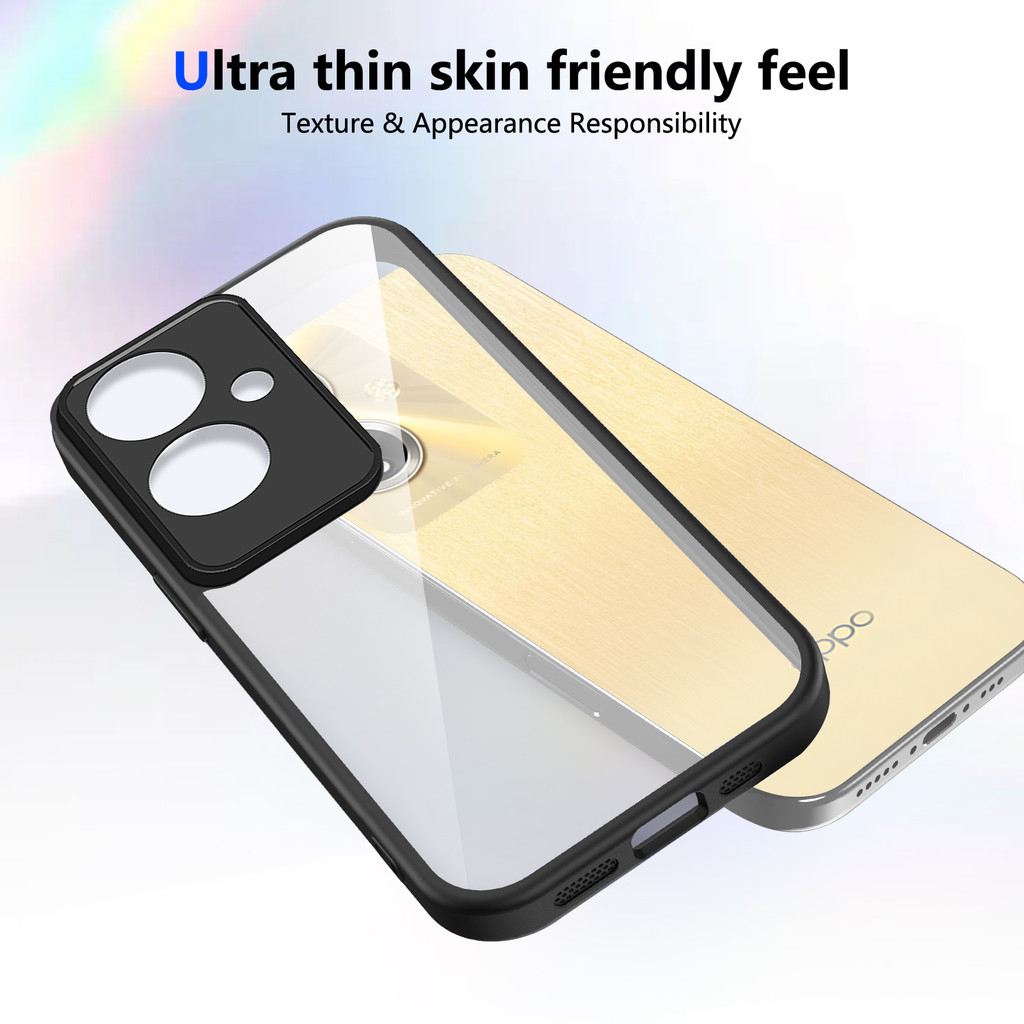 Ốp lưng OPPO A79 5G Vỏ trong suốt mờ thời trang cho Ốp điện thoại OPPO A79 5G