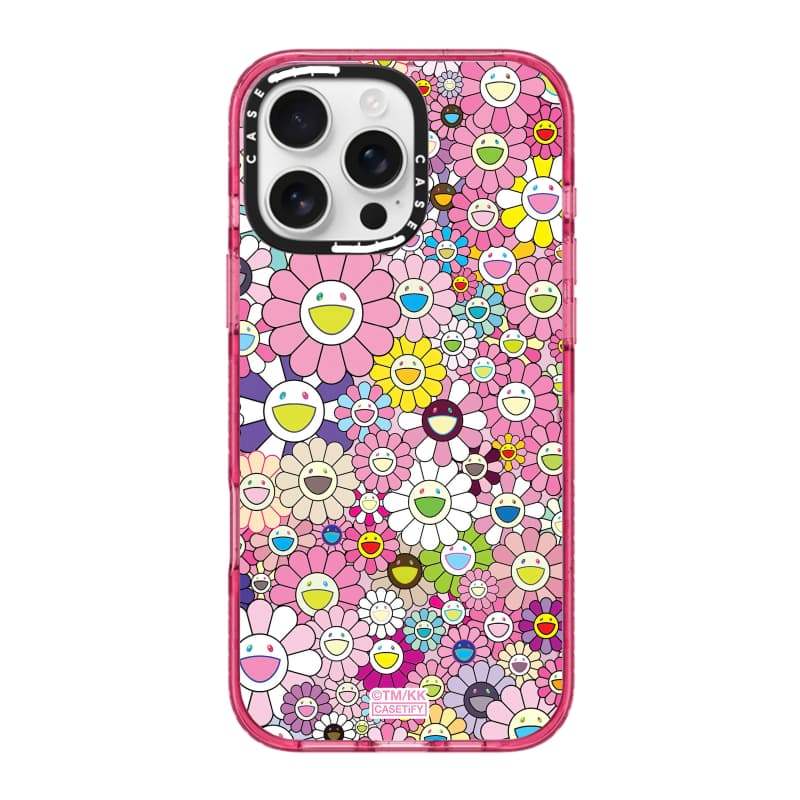 CASECASE X Hoa Hướng Dương Nhiều Màu Sắc Hồng Fizz Màu Trong Suốt Cứng Hút Từ Tính Tác Động Dành Cho Apple IPhone 12 13 14 15 16 17 Pro Max Air Plus Có Hộp
