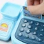 Bộ Đồ Chơi Máy Tính Tiền Siêu Thị+Mô hình trái cây và rau quả,Đồ chơi giả vờ mới,Có Đèn Và Âm Thanh