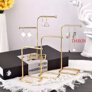DARON Trang Sức Trưng Bày Đứng Hợp Thời Trang Thiểu Số Bông Tai Giá Tổ Chức Nữ Bé Gái Trang Sức Hiển Thị