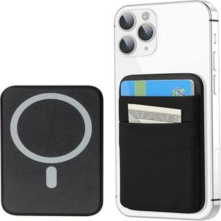 Túi đựng thẻ điện thoại nam châm JKDESIGN, hai lớp cho ví Magsafe, Điện thoại di động an toàn đàn hồi chống trộm chất lượng cao phổ thông