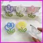 Túi Khí Giá Đỡ Điện Thoại Di Động Vẽ Tay Hoa Tulip Trong Suốt Túi Khí Giá Đỡ Sáng Tạo Lười Để Bàn Hỗ Trợ lyuvn