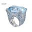 Một thế giới| Phụ Nữ Lấp Lánh Nhẫn Cubic Zirconia Cô Dâu Cưới Đính Hôn Trang Sức Dự Tiệc