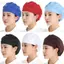 Mũ phục vụ AWNGD, Mũ đầu bếp chống bụi vệ sinh chống khói dầu, Mũ làm việc có thể điều chỉnh bằng vải Cotton phẳng có thể điều chỉnh Mũ làm việc nhà bếp Dịch vụ thực phẩm