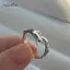 AqToCna Vintage Handmade Rắn Nhẫn Nữ Thời Trang Đơn Giản Hoa Hồng Rắn Ngón Tay Mở Nhẫn Cho Đảng Sinh Nhật Món Quà Trang Sức AqToCna