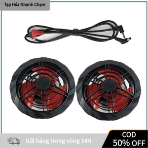 Quạt Áo 3 Cánh Đỏ 12V - Chạy Khỏe, Bền, Lắp Đặt Dễ Dàng