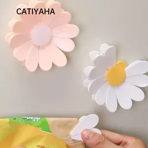 Nam châm tủ lạnh từ tính CATIYAHA, Kẹp cánh hoa đa chức năng 2 trong 1, Kẹp niêm phong loại hoa để bảo quản thực phẩm Phụ kiện nhà bếp