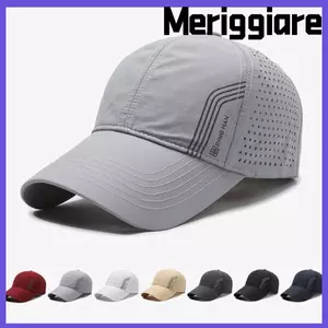 Mũ bóng chày lưới MERIGGIARE, Mũ che nắng khô nhanh siêu mỏng, Mũ bảo vệ tia cực tím có thể điều chỉnh thoáng khí thông thường Du lịch ngoài trời