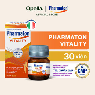 Thực Phẩm Bảo Vệ Sức Khỏe Pharmaton Vitality 30 Viên/Lọ