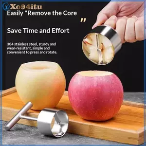 XOITU Trái Cây Coring Cutter Chống Rỉ Lõi Lê Pitter Tẩy Dụng Cụ Tách Cho Nhà Bếp Mứt Làm Tiệc Trái Cây Đĩa VN