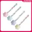 JASMINE 1 Gốm Tay Cầm Dài Thìa Dễ Thương Kem Vẽ Tay Món Tráng Miệng Thìa Tay Cầm Dài Bộ Đồ Ăn Nhà Bếp Phụ Kiện JASMINE