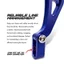 Giá Đỡ Phanh Sau Arm Bracket Full CNC Hợp Kim Nhôm Phù Hợp Honda Click 125i Vario 125 150 Kèm Ốc Bắt