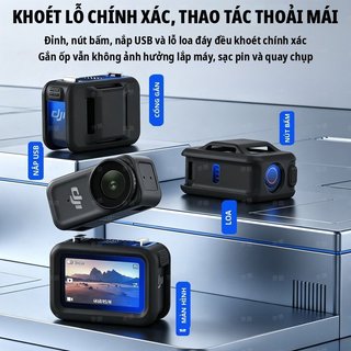 Ốp Silicon Dây Đeo Mở Rộng Cho Osmo Nano Vỏ Bảo Vệ Ôm Sát Chống Trầy Cố Định Quay Vlog