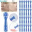 FUHUIOT 50 Cái / hộp Kim Hỗ trợ giảm mụn Dùng Một Lần, Chân Mụn Đầu Đen Tẩy Mụn Đầu Đen Dụng Cụ Tẩy Mụn Đầu Đen, Dụng Cụ Chăm Sóc Da Màu Xanh Chuyên Nghiệp Chăm Sóc Da Chân Mụn Sử Dụng Tại Nhà