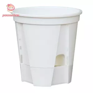 Chậu hoa PWSEND, Chậu trồng nhựa lỗ thoát nước Dendrobium, Hộp lưu trữ nước độc đáo Tự tưới nước Phalaenopsis Hộp đựng cây hoa Trang trí sân vườn