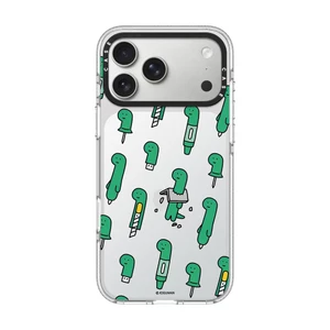 Ốp điện thoại cứng trong suốt từ tính khủng long xanh cho iPhone 17 Pro Max 16 15 14 13 17Air 16Plus Vỏ bảo vệ chống sốc